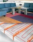 Система теплої підлоги deviheat ™ застосовується в будь-якому приміщенні з дощатим або клеєним (ламінованим) підлогою на лагах